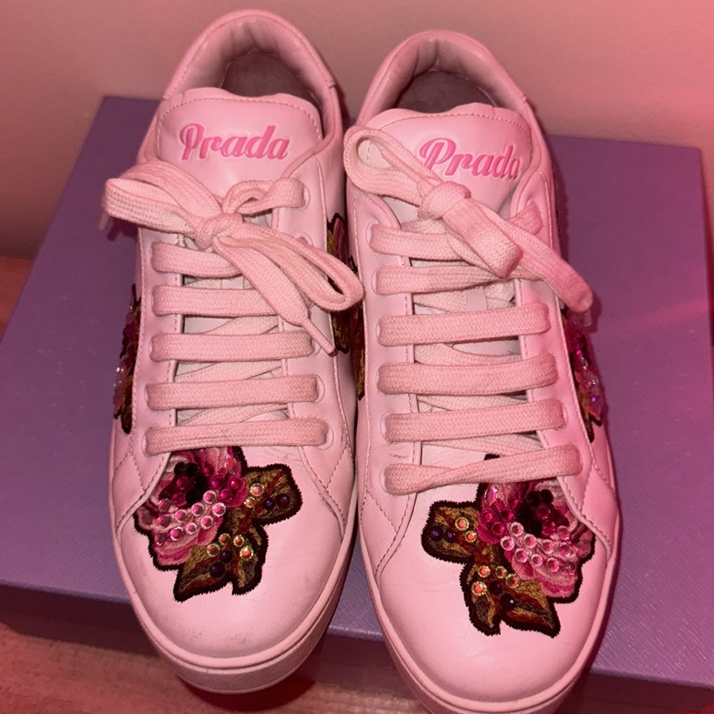 PRADA Rose sneakers - Picture 4 of 5